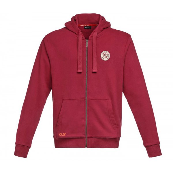 BMW Motorrad Zip Hoodie Spirit of GS Unisex Σκούρο Κόκκινο ΕΝΔΥΣΗ